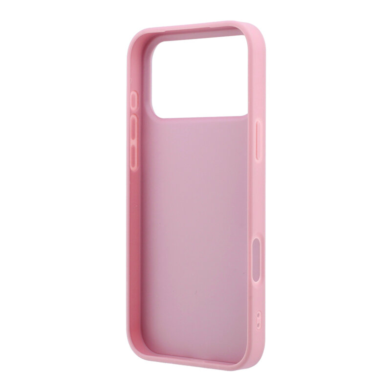 Husa Guess Glitter iPhone 17 Pro cu sclipici, roz, GUHCP18LHG4SGP