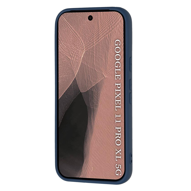 Husa silicon Google Pixel 11 Pro XL Techsuit SoftFlex, bleumarin