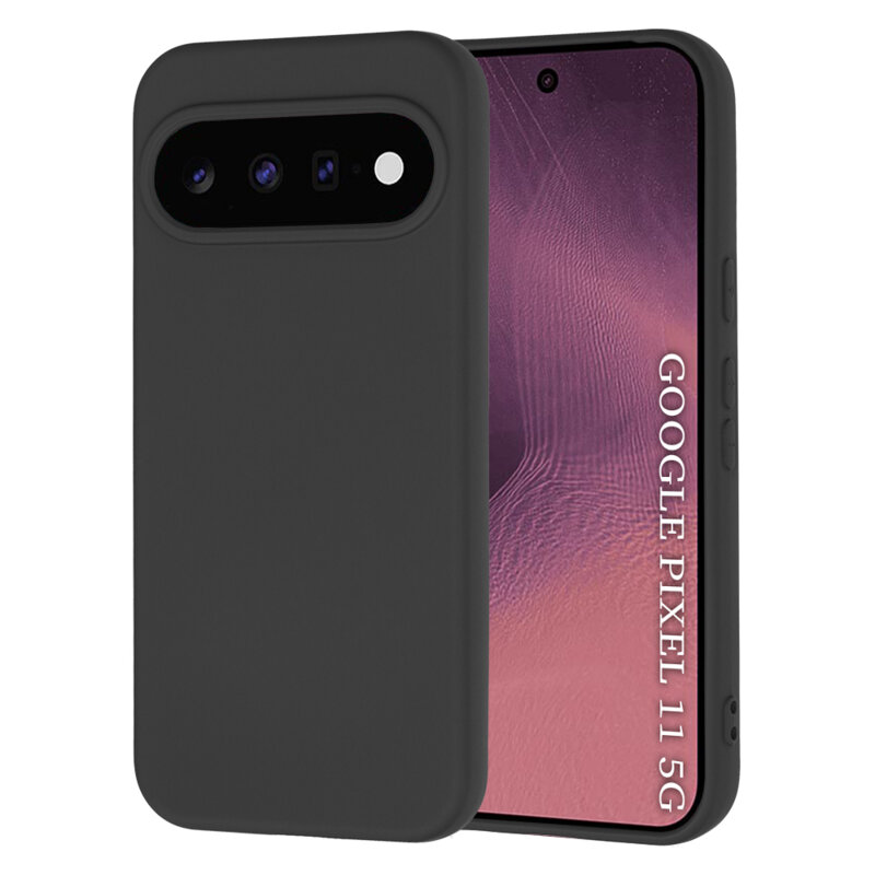 Husa silicon Google Pixel 11 Techsuit SoftFlex, negru