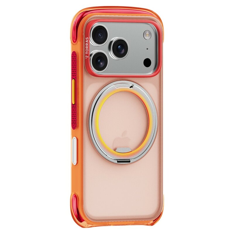 Husa iPhone 17 Pro Torras O3 Air Core, portocaliu
