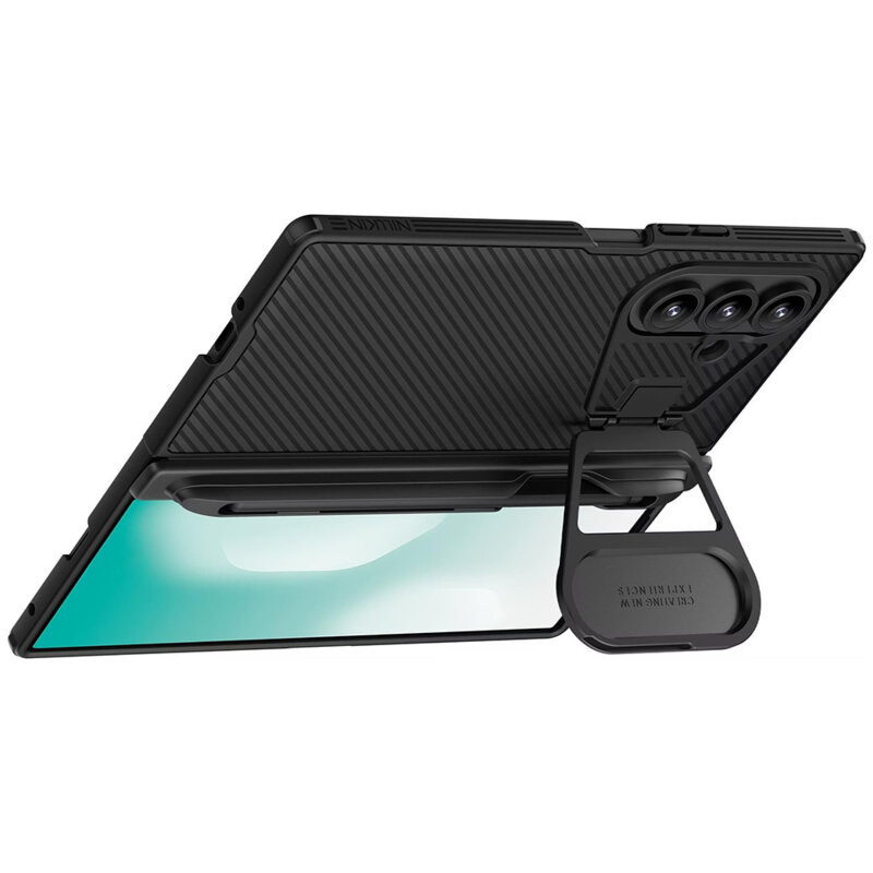 Husa Samsung Galaxy Z Fold7 cu stilou Nillkin CamShield Pro Magnetic, negru