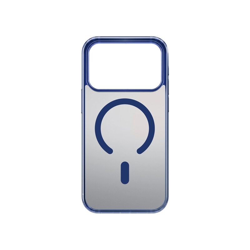 Husa iPhone 18 Pro premium 3mk Frosty MagCase, bleu