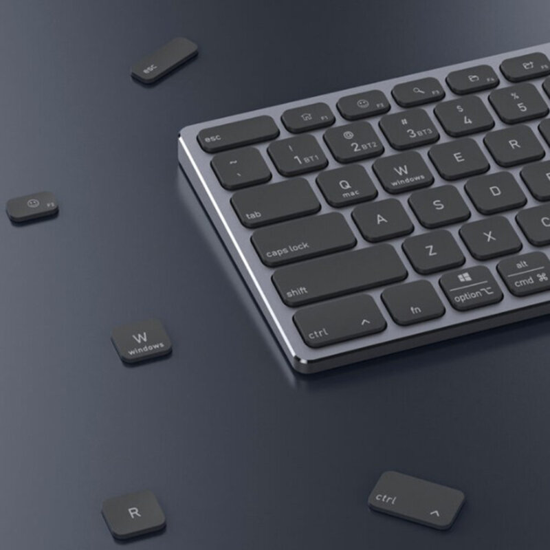 Tastatura Bluetooth standard Type-C, 180mAh Dux Ducis LK, alb
