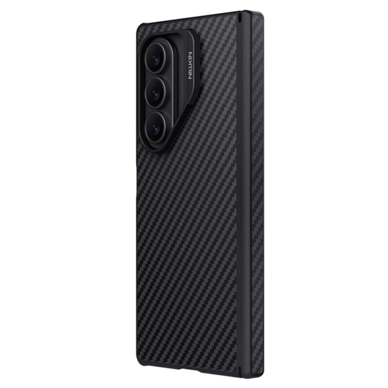 Husa Samsung Galaxy Z Fold7 Nillkin Synthetic Fiber Pro Magnetic, negru