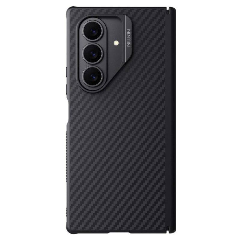Husa Samsung Galaxy Z Fold7 Nillkin Synthetic Fiber Pro Magnetic, negru