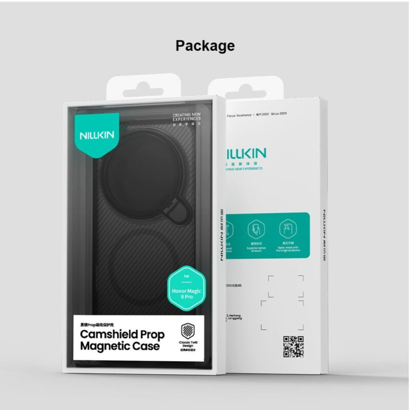 Husa Honor Magic8 Pro Nillkin CamShield Prop Magnetic, gri