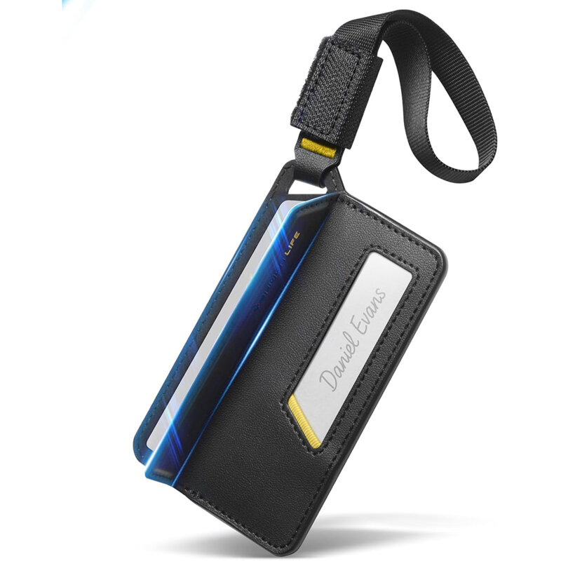 Eticheta bagaj cu inchidere magnetica Spigen LF510, negru