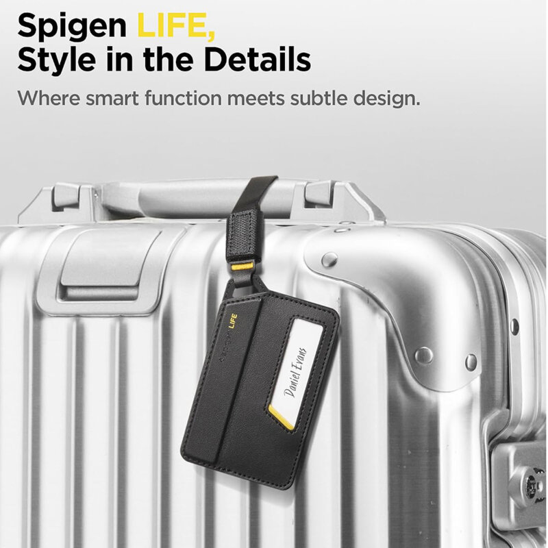Eticheta bagaj cu inchidere magnetica Spigen LF510, negru