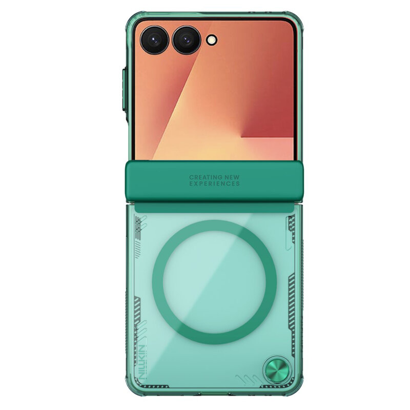 Husa Samsung Galaxy Z Flip7 Nillkin Iceblade Magnetic, verde