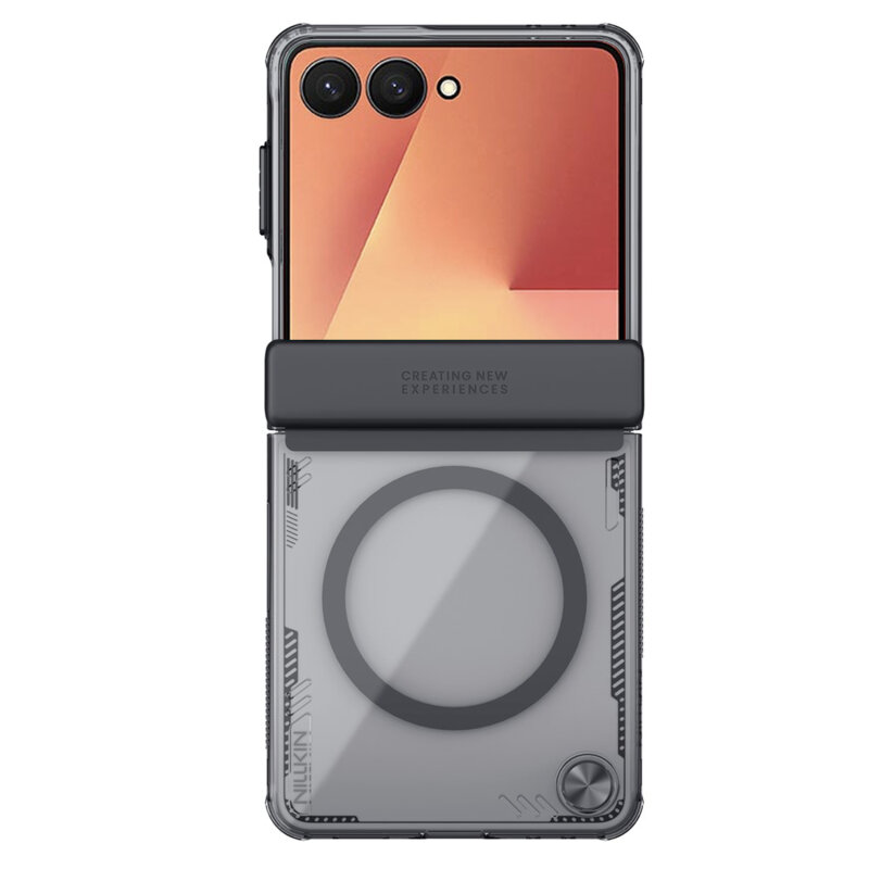 Husa Samsung Galaxy Z Flip7 Nillkin Iceblade Magnetic, negru