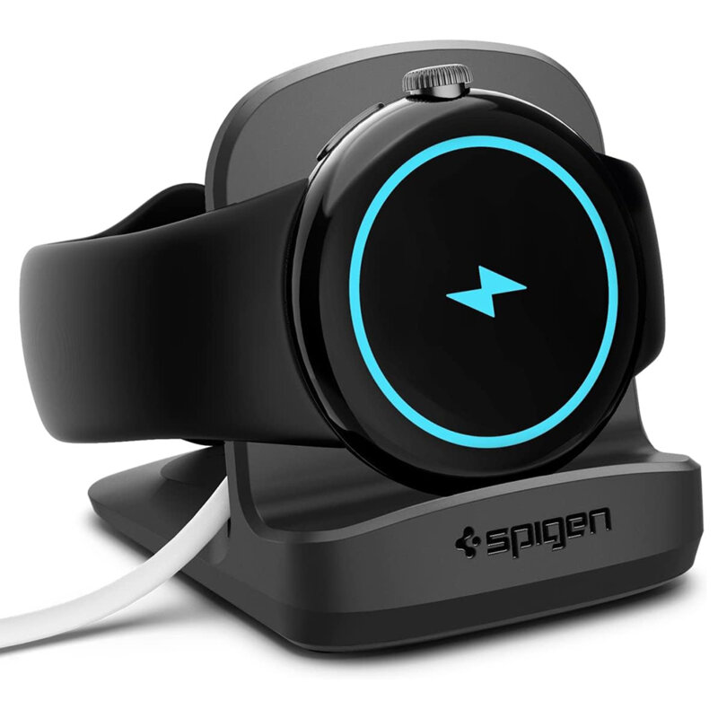 Suport pentru incarcator Google Pixel Watch 1 Spigen S354, negru