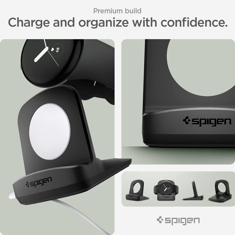 Suport pentru incarcator Google Pixel Watch 1 Spigen S354, negru