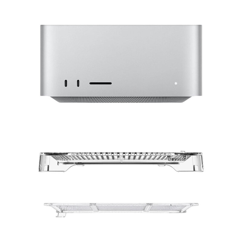 Suport pentru Mac Studio anti-alunecare Spigen LD202, transparent