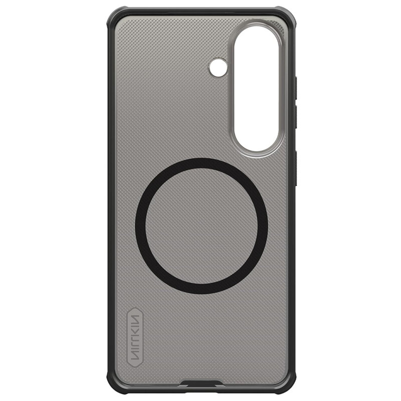 Husa Samsung Galaxy S26 Nillkin Super Frosted Shield Pro Magnetic, negru/transparenta