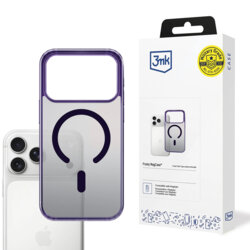 Husa iPhone 18 Pro premium 3mk Frosty MagCase, mov