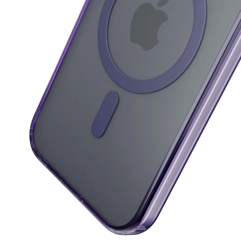 Husa iPhone 18 Pro premium 3mk Frosty MagCase, mov