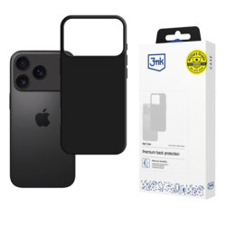 Husa iPhone 18 Pro Max premium 3mk Matt Case, negru