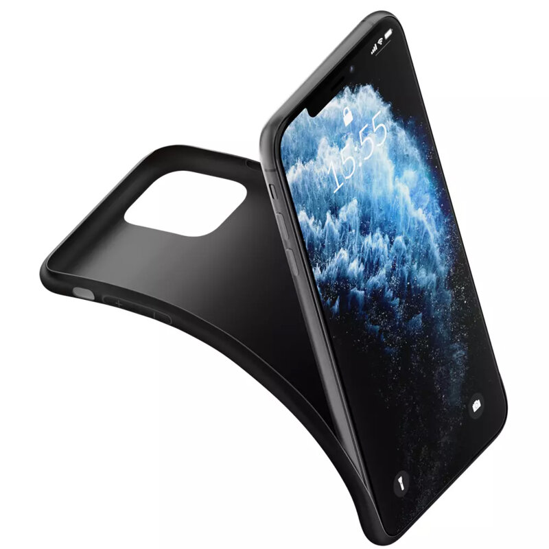 Husa iPhone 18 Pro Max premium 3mk Matt Case, negru
