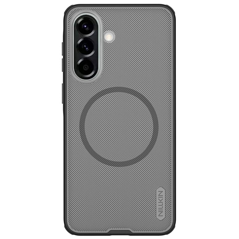 Husa Samsung Galaxy A57 5G Nillkin Super Frosted Shield Pro Magnetic, negru/transparenta