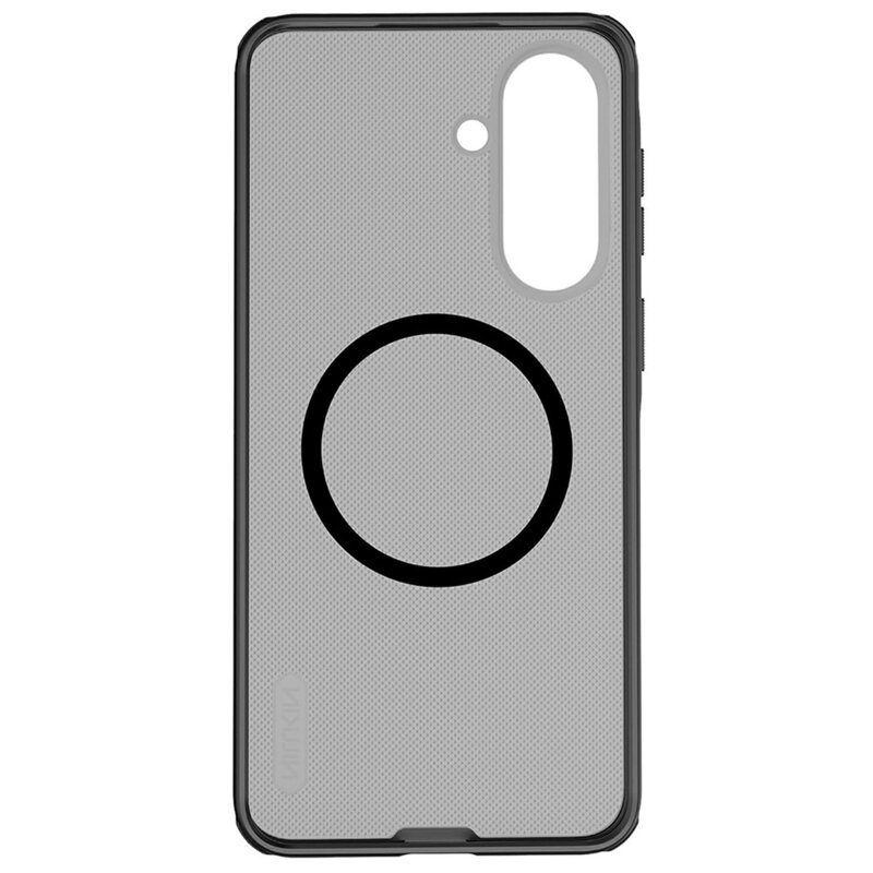 Husa Samsung Galaxy A57 5G Nillkin Super Frosted Shield Pro Magnetic, negru/transparenta