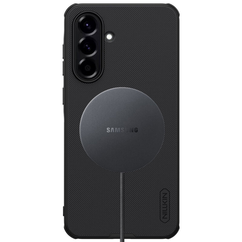 Husa Samsung Galaxy A56 5G Nillkin Super Frosted Shield Pro Magnetic, negru