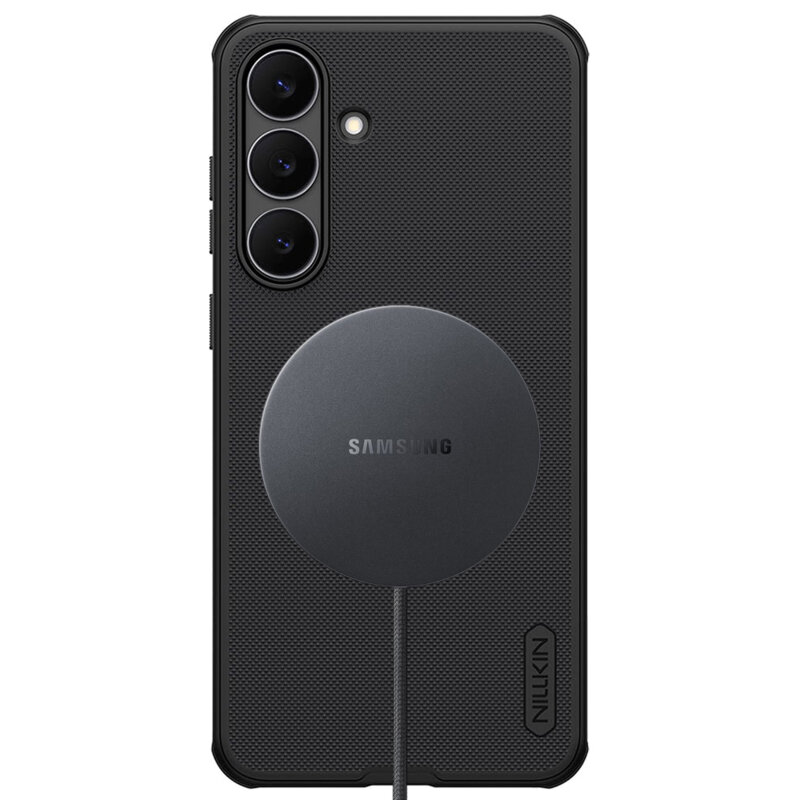 Husa Samsung Galaxy S25 FE Nillkin Super Frosted Shield Pro Magnetic, negru