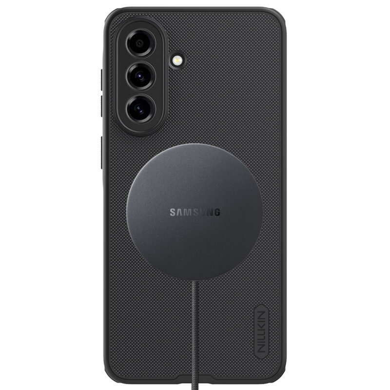 Husa Samsung Galaxy A57 5G Nillkin Super Frosted Shield Pro Magnetic, negru