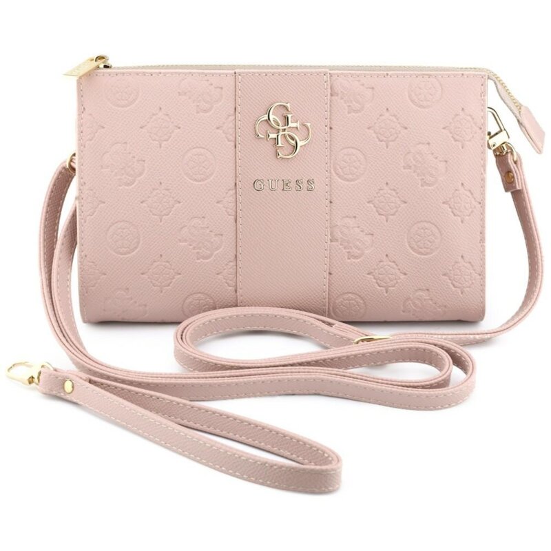Geanta Guess telefon crossbody pentru femei, roz, GUWP6PGSU4EP