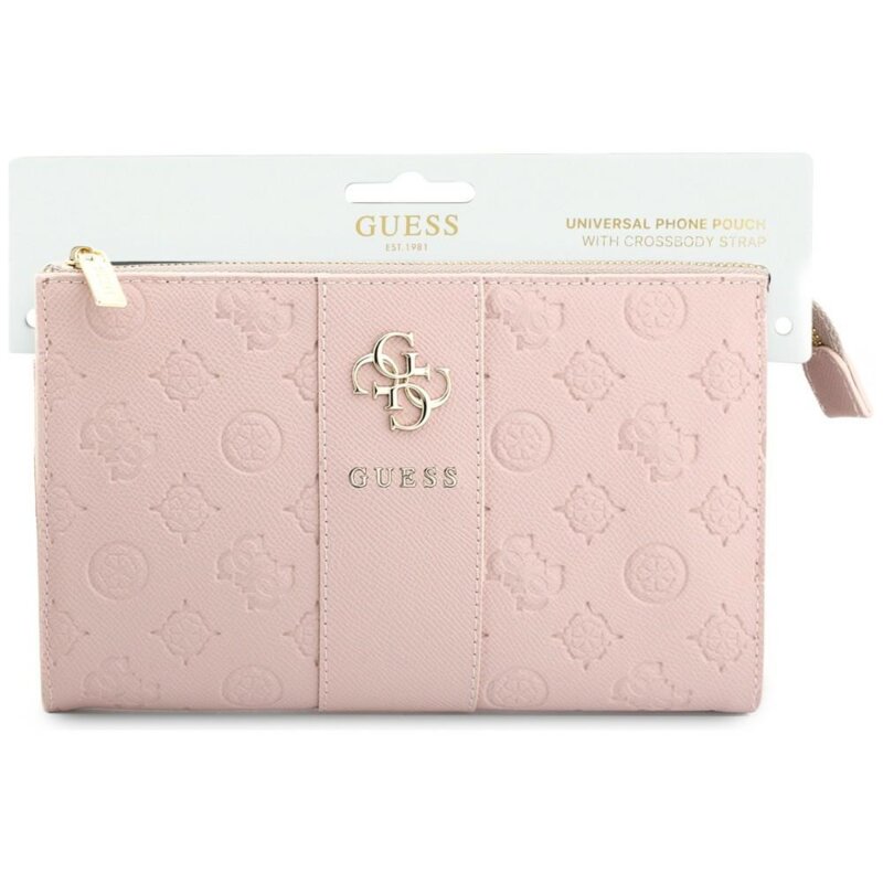 Geanta Guess telefon crossbody pentru femei, roz, GUWP6PGSU4EP