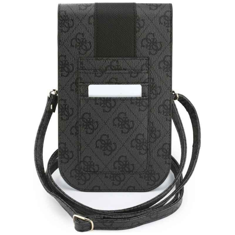 Mini geanta Guess dama pentru telefon, negru, GUWB6PG4S4RK