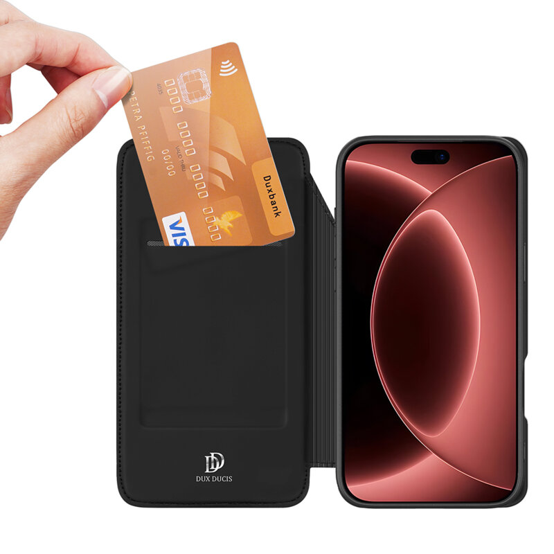 Husa iPhone 17 Pro Max Dux Ducis Skin Pro, negru