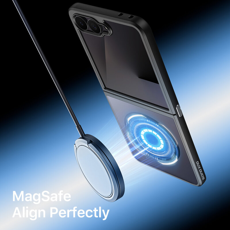 Husa Samsung Galaxy Z Flip8 Dux Ducis Aimo MagSafe, negru
