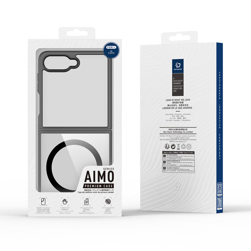 Husa Samsung Galaxy Z Flip8 Dux Ducis Aimo MagSafe, negru