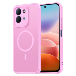 Husa Xiaomi Redmi 17 4G Techsuit HaloFrost II MagSafe, roz