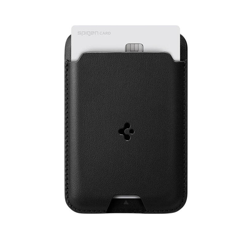 Portofel magnetic pentru telefon Spigen, negru/portocaliu, AMP02284
