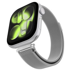 Curea pentru Apple Watch 6 40mm, Spigen WBM4 Series, argintiu
