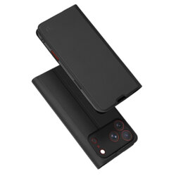Husa iPhone 18 Pro Max Techsuit Magskin Book, negru