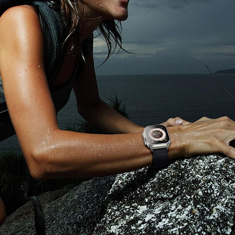 [Pachet 360°] Husa + folie Apple Watch Ultra 4 Techsuit Defense, transparenta