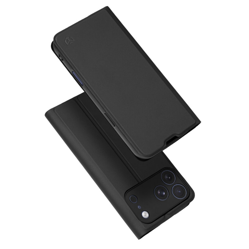 Husa iPhone 17 Pro Techsuit Magskin Book, negru