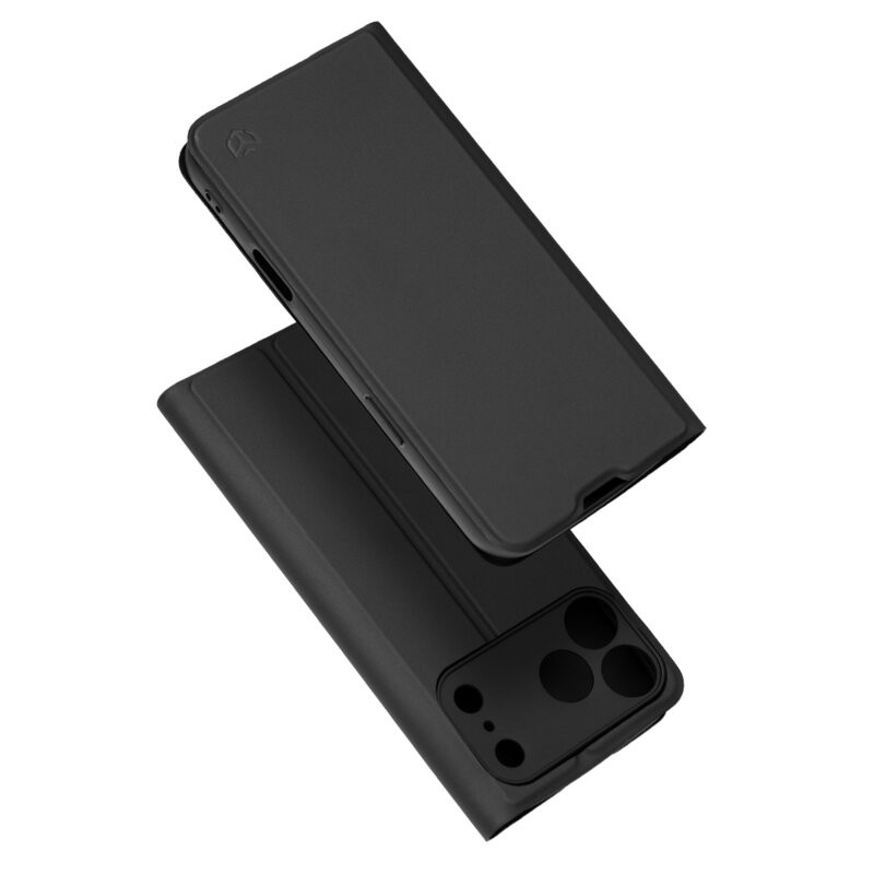 Husa iPhone 17 Pro Techsuit Magskin Book, negru