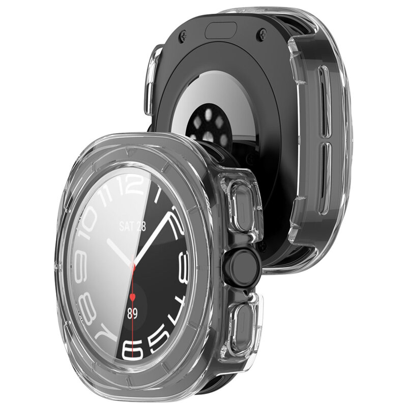 [Pachet 360°] Husa + folie Samsung Galaxy Watch Ultra 2 Techsuit Defense, transparenta