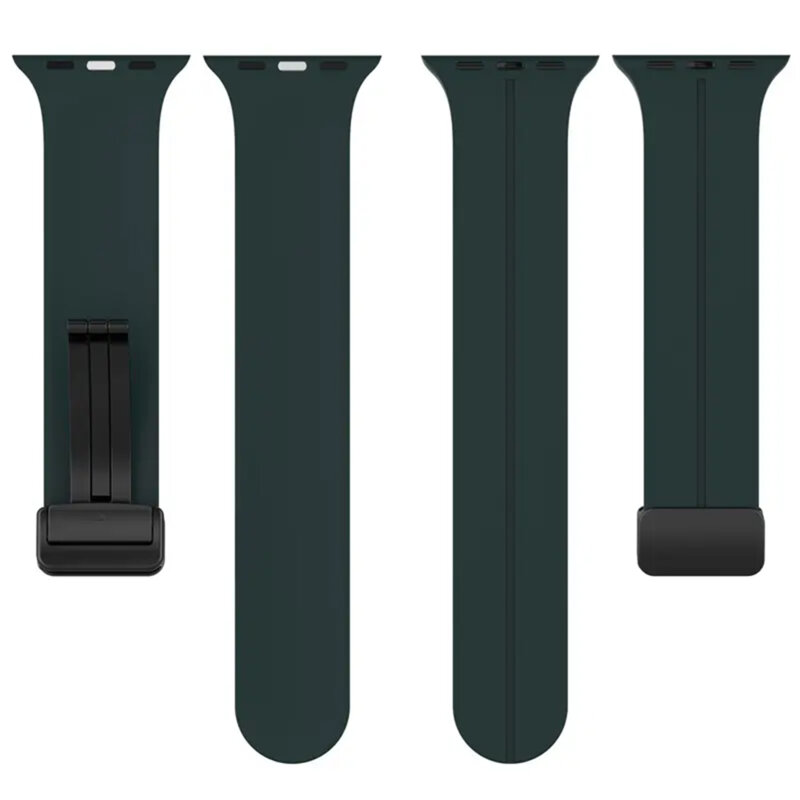 Curea Apple Watch 12 46mm Techsuit, verde, W011
