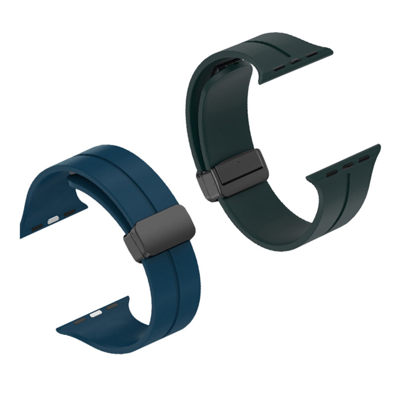Curea Apple Watch 12 46mm Techsuit, verde, W011