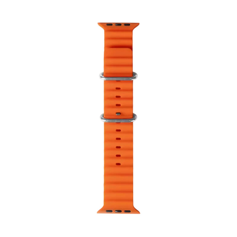 Curea Apple Watch 12 46mm Techsuit, portocaliu, W038