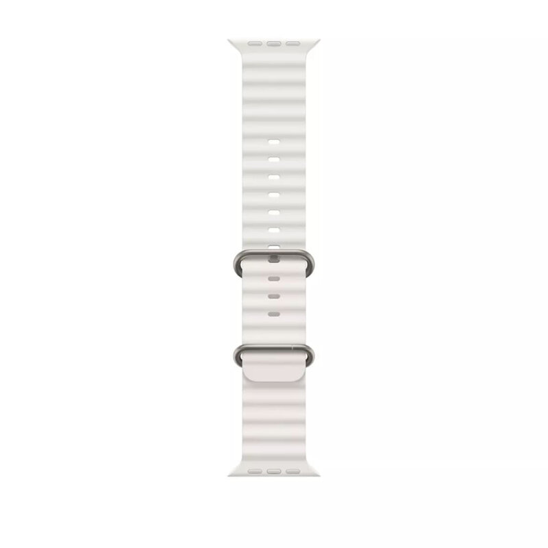 Curea Apple Watch 12 46mm Techsuit, alb, W038