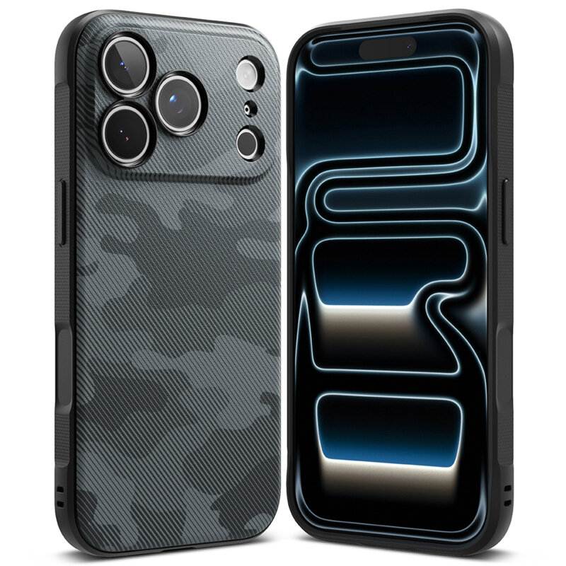 Husa iPhone 17 Pro Max Ringke Onyx, camuflaj