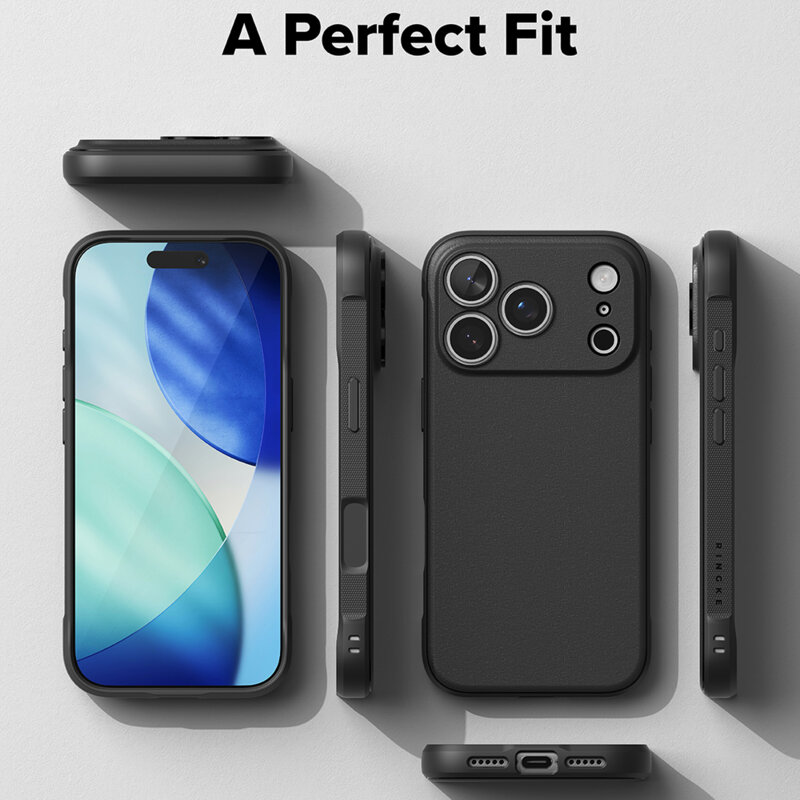 Husa iPhone 17 Pro Ringke Onyx, negru