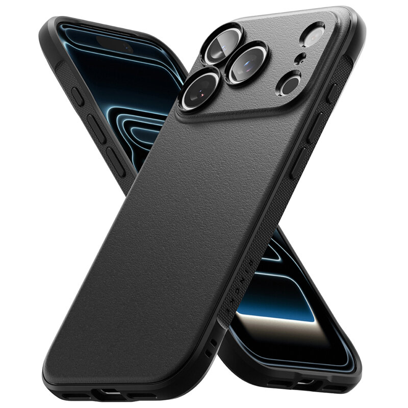 Husa iPhone 17 Pro Max Ringke Onyx, negru