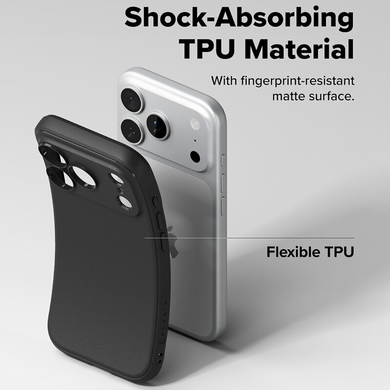 Husa iPhone 17 Pro Max Ringke Onyx, negru