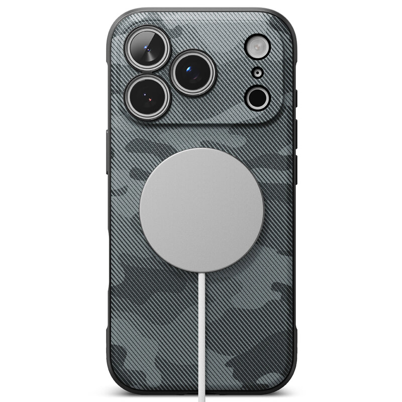 Husa iPhone 17 Pro Max Ringke Onyx MagSafe, camuflaj
